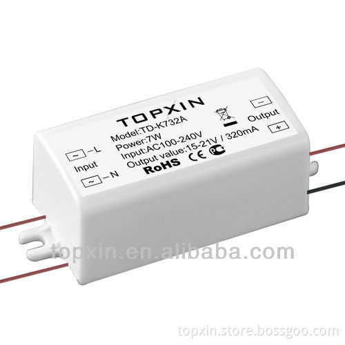 Isolated 5-7*2w 15-21w 420ma constant current driver